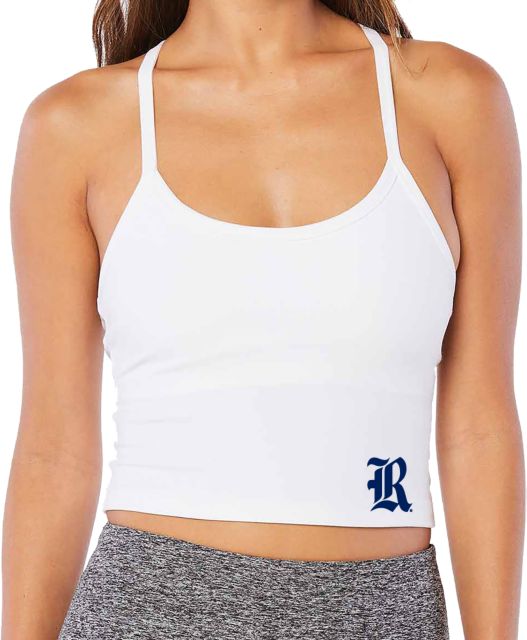 Rice University Beyond Yoga Spacedye Slim Racerback Cropped Tank