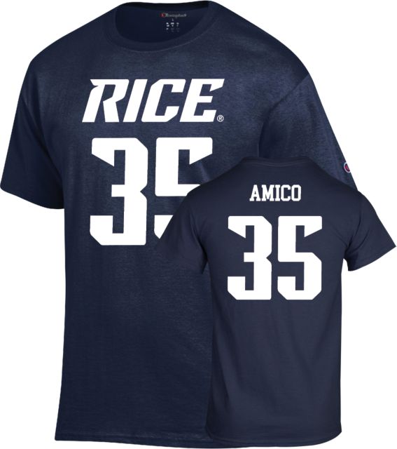 Rice Football T Shirt Amico - 35 - ONLINE ONLY