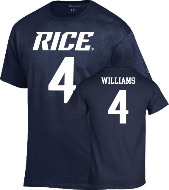 Rice Football T Shirt Williams - 4 - ONLINE ONLY