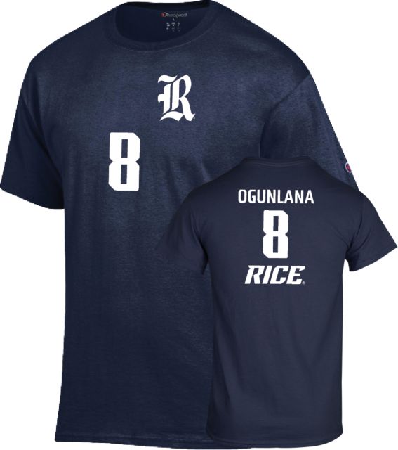 Rice Women's Volleyball T-Shirt Lademi Ogunlana - 8 - ONLINE ONLY