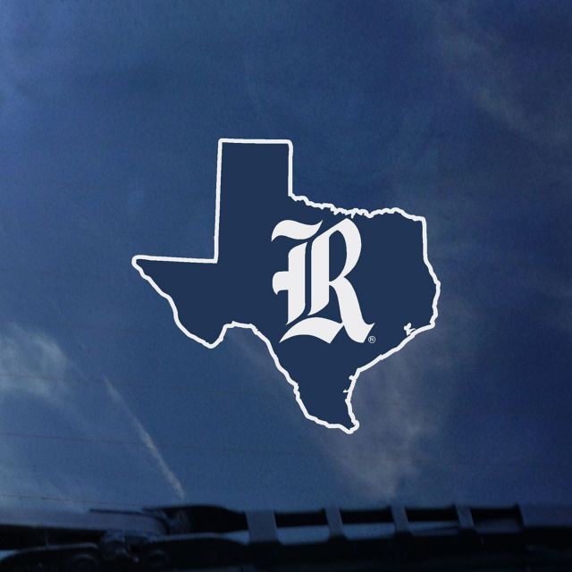 Rice University Owls State Decal