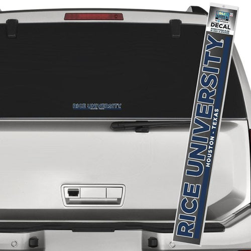 Rice University Strip Decal