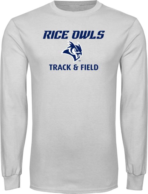 Rice Long Sleeve T Shirt Track and Field - ONLINE ONLY