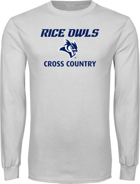 Rice Long Sleeve T Shirt Cross Country - ONLINE ONLY