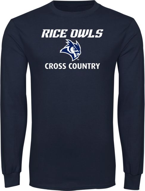 Rice Long Sleeve T Shirt Cross Country - ONLINE ONLY
