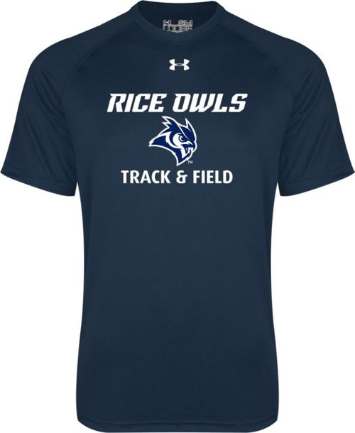 Rice Under Armour Tech Tee Track and Field - ONLINE ONLY