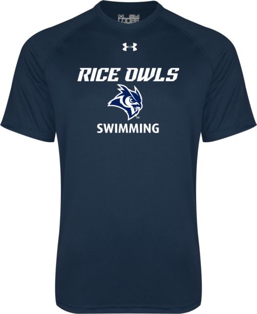 Rice Under Armour Tech Tee Swimming - ONLINE ONLY