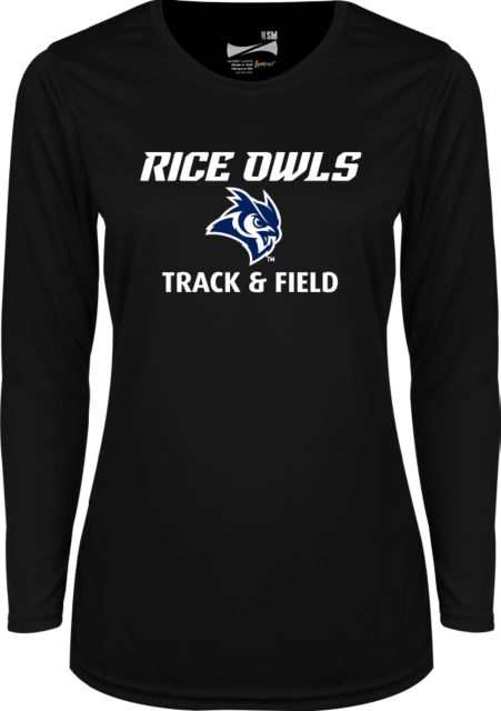 Rice Ladies Syntrel Performance Longsleeve Shirt Track and Field - ONLINE ONLY