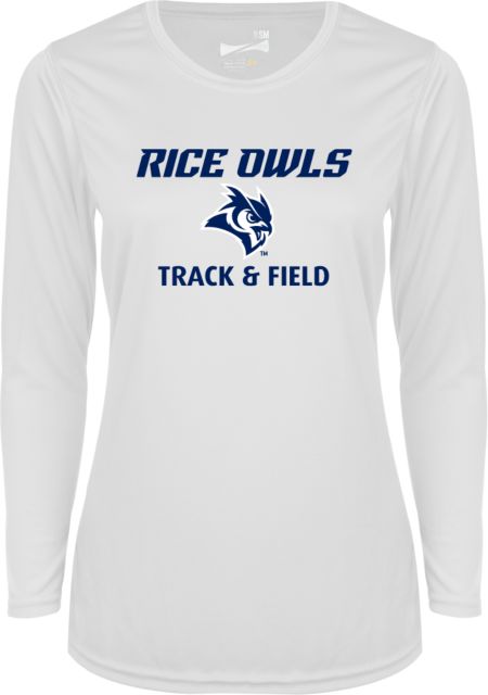 Rice Ladies Syntrel Performance Longsleeve Shirt Track and Field - ONLINE ONLY