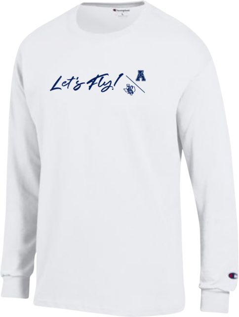 Rice Champion Long Sleeve T Shirt Lets Fly Rice Texas A Conference Flat