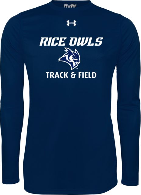 Rice Under Armour Long Sleeve Tech Tee Track and Field - ONLINE ONLY