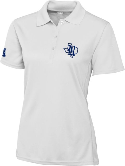 Rice C&B Womens Clique Ice Pique Polo Rice Texas