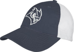 Rice Mesh Back Unstructured Low Profile Hat Owl Head - ONLINE ONLY