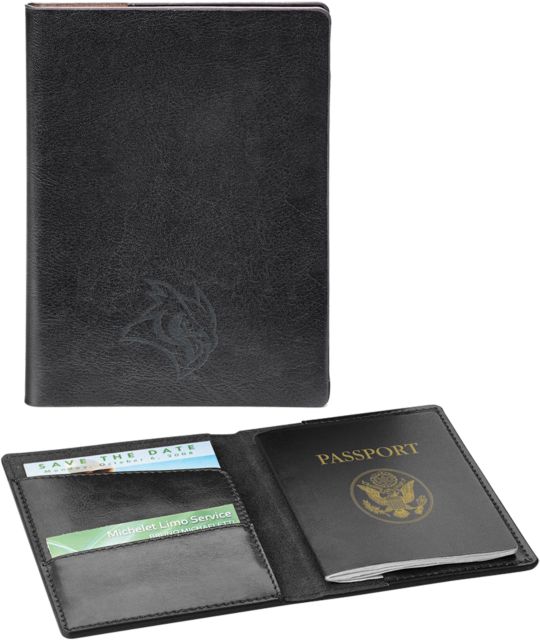 Rice Fabrizio RFID Passport Holder Owl Head Engraved - ONLINE ONLY