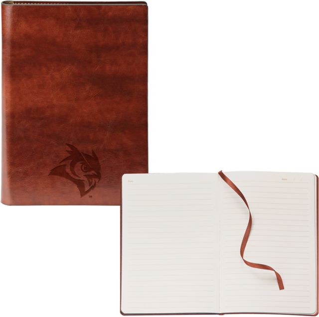 Rice Fabrizio Soft Cover Journal Owl Head Engraved - ONLINE ONLY