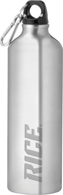Rice Venture Aluminum Bike Bottle 26oz Rice Engraved - ONLINE ONLY