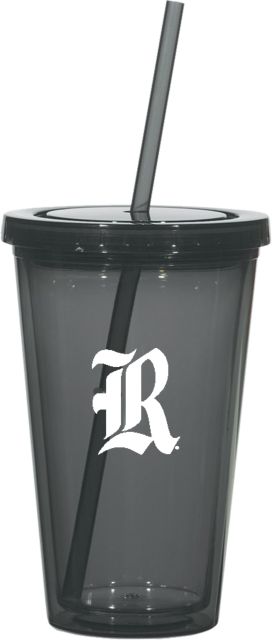 Rice Madison Double Wall Tumbler w/Straw 16oz R - ONLINE ONLY