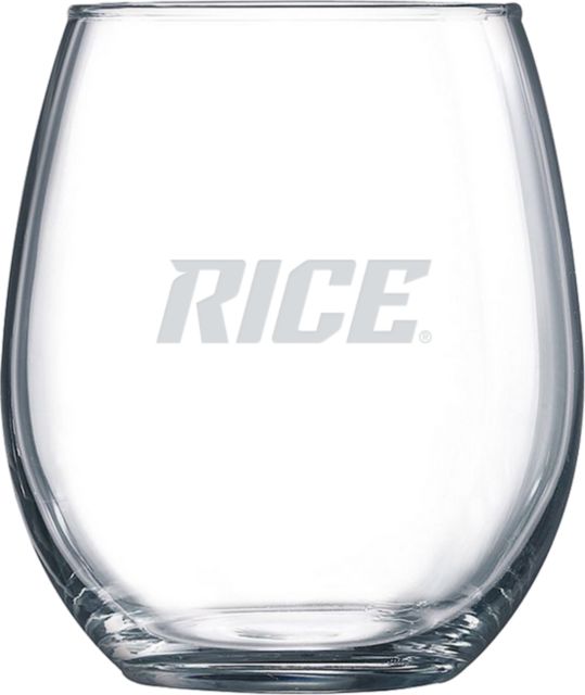 Rice Libbey Stemless Glass 17oz Rice Engraved - ONLINE ONLY