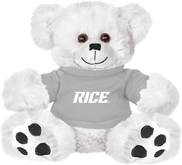 Rice Plush Big Paw 8 1/2 inch Bear w/ Shirt Rice - ONLINE ONLY