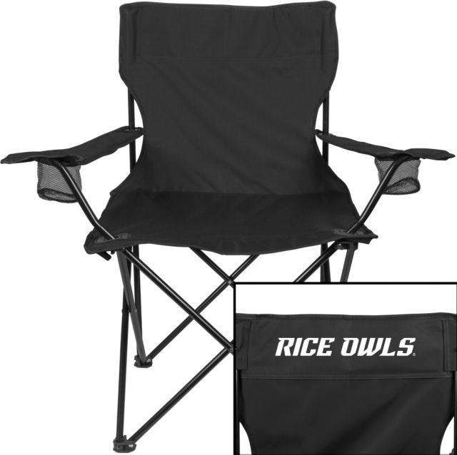 Rice Deluxe Captains Chair Rice Owls - ONLINE ONLY