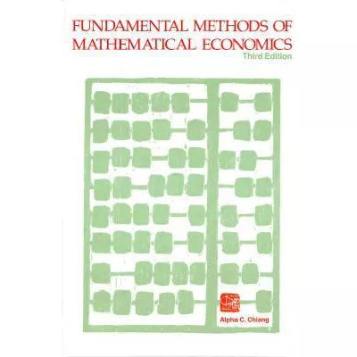 Fund Methods of Mathematical Economics